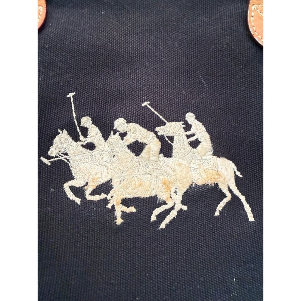 Ralph Lauren Canvas and Leather Tote - Picture 8 of 10